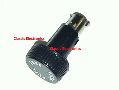 Littelfuse 345 Series Replacement Knob Fuse Holder Cap 3AG Black USA Seller
