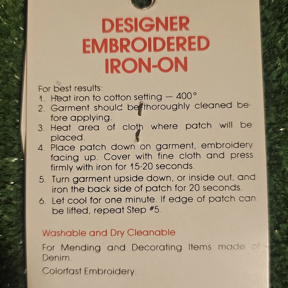 Singer Designer Embroidered Iron-On Vintage Patch Foxy Fox Sewing - Image 4 of 4