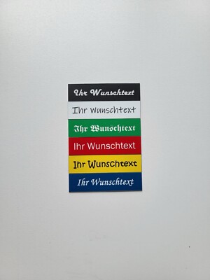 Namensschild - Einleger Klingel - Briefkasten für Renz, Ritto, JU & Burg Wächter