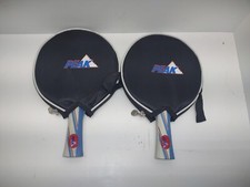 Pair Of Peak Table Tennis Ping Pong Paddle With Padded Case Advertising Peak