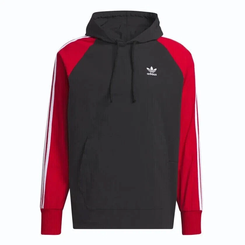 adidas Originals Jop Trefoil Men's Hooded Windbreaker Jacket Black