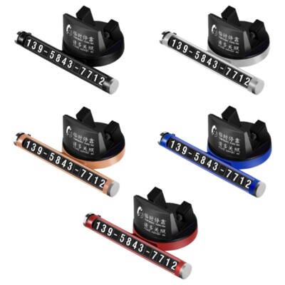 Car Styling Temporary Parking Card Phone Number Card Plate Telephone Number