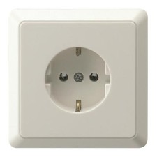 REV-Ritter Schalter-Serie PrimaLuxe Steckdose inkl. Rahmen weiß