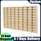 80 Grids for Wheels Diecast Car Matchbox 1/64 Wood Display Shelf Storage