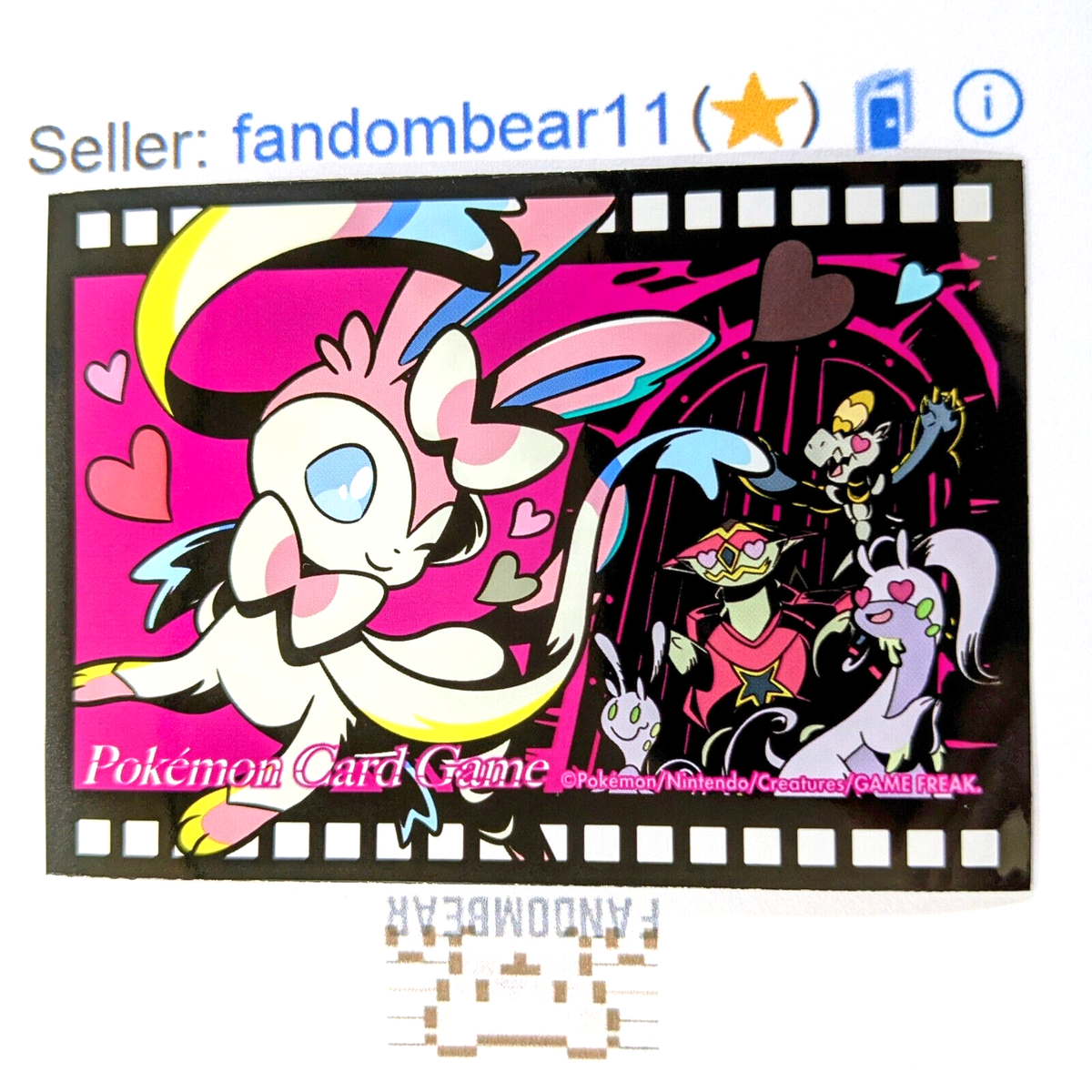 2023 Sylveon Midnight Agent: The Cinema Single Card Sleeve Pokemon