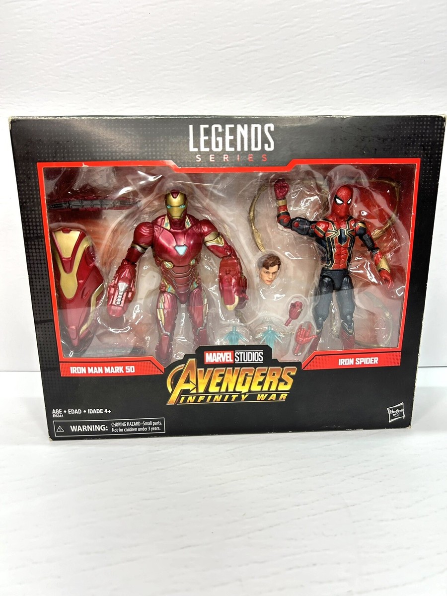 マーベルレジェンド アイアンマンマーク50＆アイアンスパイダー 2パック Marvel Legends 2 Pack Iron Man Mark 50 And Iron Spider | eBay