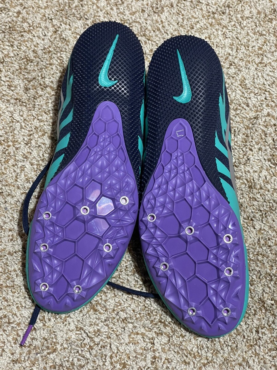 NEW Nike Zoom Rival S 9 Obsidian Metallic Silver Men display picture 1