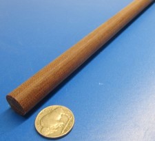 Micarta Phenolic CE Canvas Rods: .562 9/16" Diameter x 48" Length