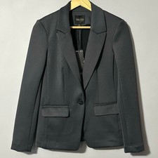 Truth X Republic Blazer Jacket New Womens 4 Charcoal Gray Heather Single Button