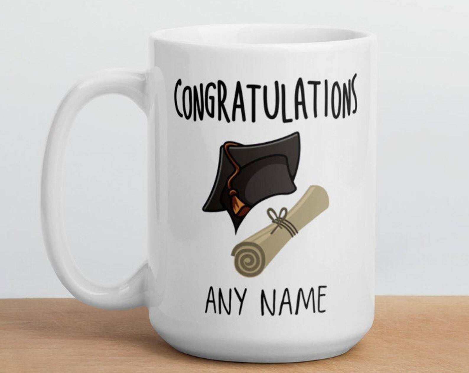Personalised Graduation Coffee Mug 2021 Graduate Phd Degree Pandemic Graduation