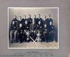 Rare Hockey Autograph 1911 - 12 Winnipeg Victorias Fred Guinea Bawlf Allan Cup 