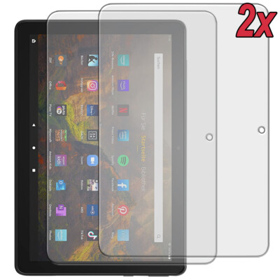 2x 9H Schutzglas Amazon Fire HD 10 / HD 10 Plus(11.Gen-2021) Hartglas Full-Cover