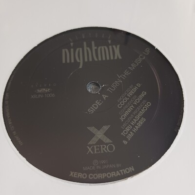 12” New York Nightmix Turn The Music Up XRJN1006 Zero Corporation Japan Vinyl 未開封 /00250 12” New York Nightmix Turn The Music Up XRJN1006 Zero Corporation