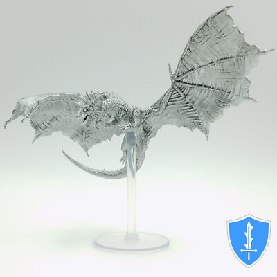 Silver Dragon - Tyranny of Dragons #42 D&D Rare Miniature