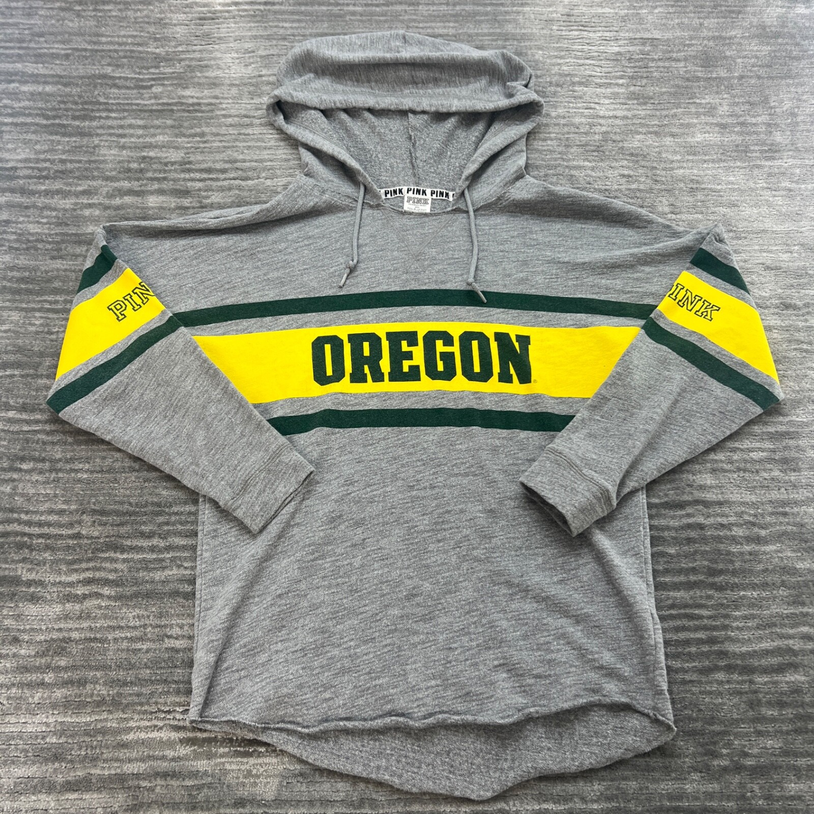 Oregon Ducks Hoodie Size XS Womens Pink Victoria's Secret University NCAA