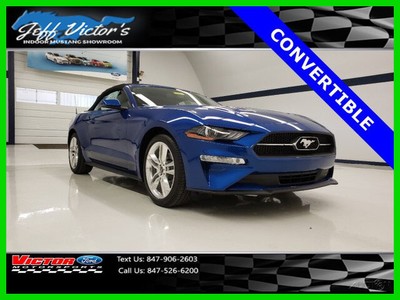 2018 Ford Mustang EcoBoost Premium Convertible 2018 EcoBoost Premium Convertible New Turbo 2.3L I4 16V Automatic RWD