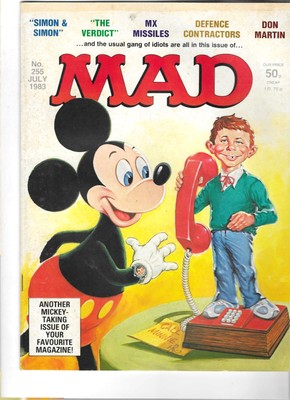Mad Magazin # 255 Juli 1983 Mickey Mouse