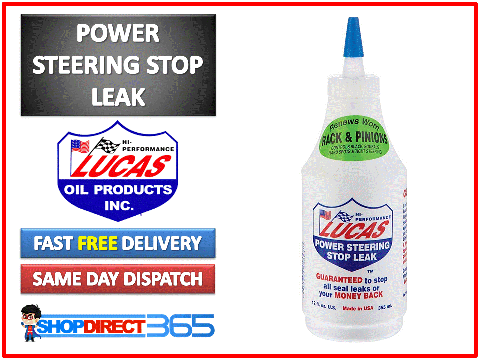 LUCAS POWER STEERING STOP LEAK 946ML STOPS RACK PINION PROBLEMS