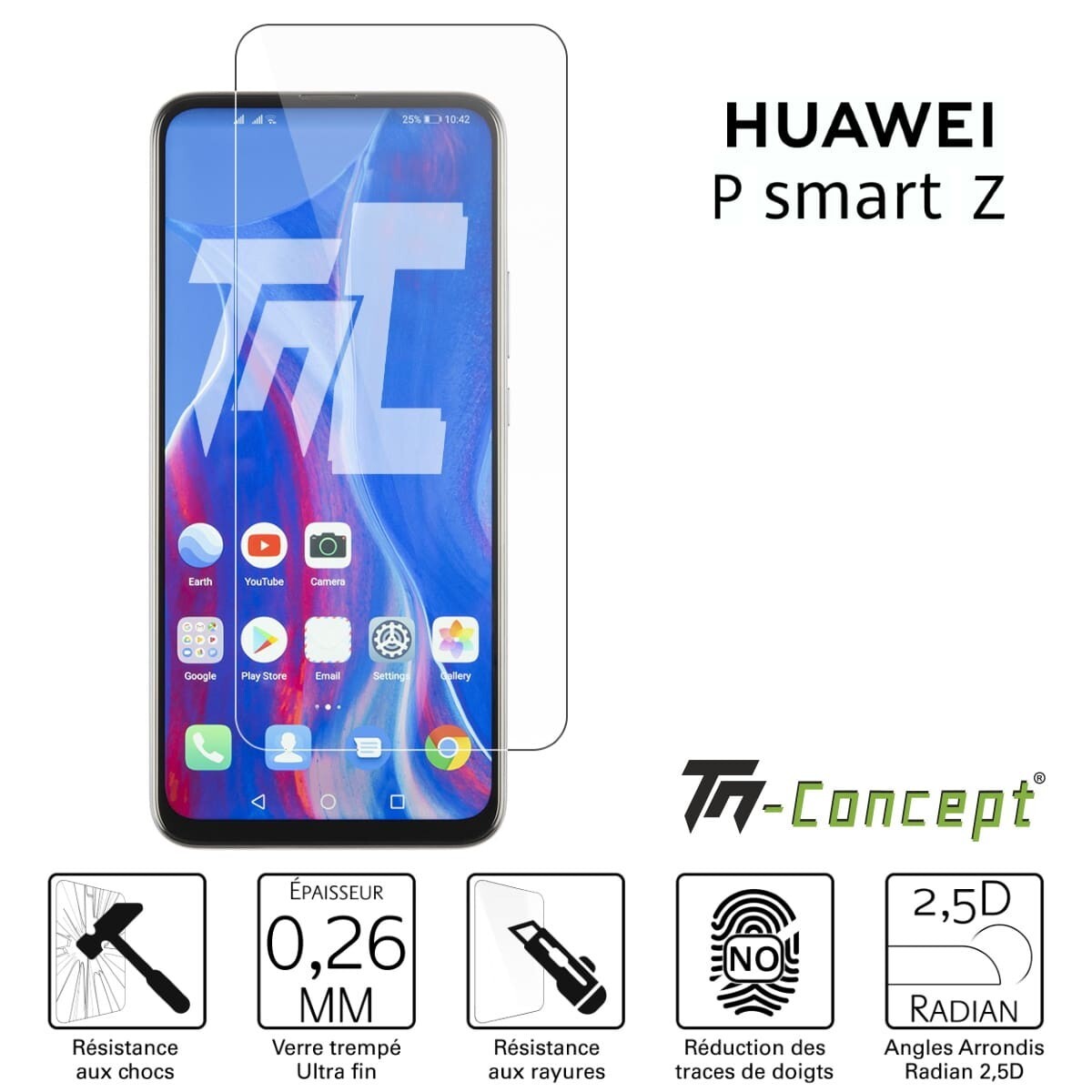 Protection écran Verre Trempé Pour Sony Xperia XZ Premium - TM Concept 3 Couches - Anti-choc, Anti-rayures