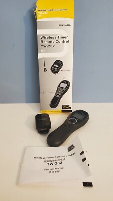 PIXEL Wireless Timer Remote Control FSK 2.4GHz for DSLR Cameras missing cable