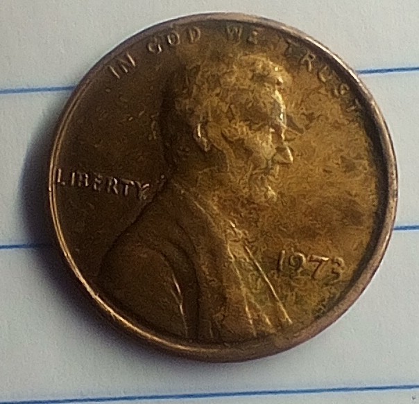 1973 lincoln no mint mark penny