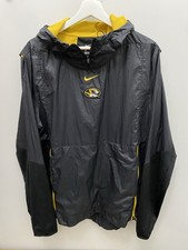 Nike Mizzou Windbreaker Light Running Jacket Size Large Y2K MU Missouri Anorak