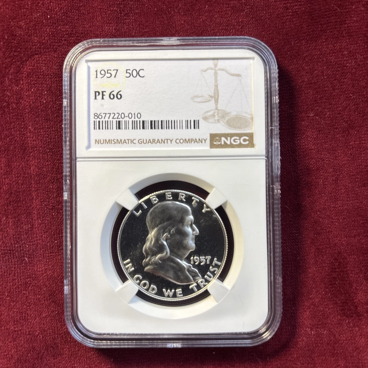 1957 Proof Franklin Half Dollars for sale | eBay
