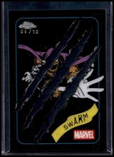 2025 Topps Chrome Marvel SWARM #16 Clawed Black Refractor /10 SP