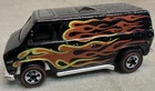 Hot Wheels Redline 1974 Super Van Black With Flames ~ Flying Colors