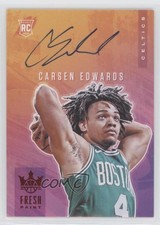 2019 Panini Court Kings Fresh Paint Ruby 76/99 Carsen Edwards #FP-CED Auto 5i2