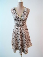 Vintage Y2k Babydoll Empire Waist Green Satin Fit Flare Dress 4P Fairy Grunge