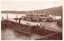 Martime Buildings Stornoway Fishing Boats Scottish Isle of Lewis Postcard