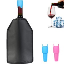 Wine Chiller Bag | Ice Wine Sleeve with Gel Cooling Core – Fast Chilling Bott...