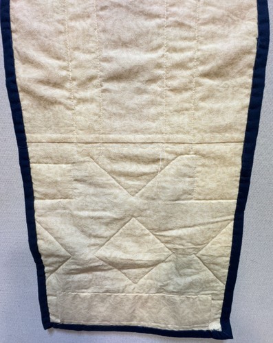Fourth of July Patriotic Quilted Table Runner Striped Star 10inx52in Classic - Picture 8 of 9