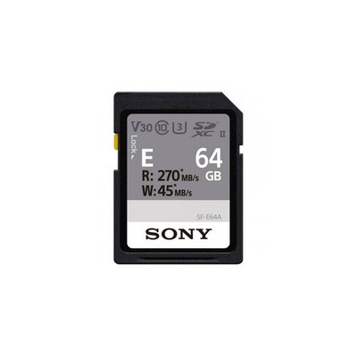 Sony SFE64A 64GB SF-E Series UHS-II SDXC V30 Speicherkarte