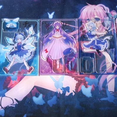 Touhou Project Acrylic Stand Set of 3   Cirno, patchouli knowledge, Sakuya