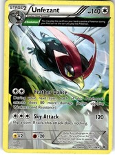 Unfezant (81 Delta) Rare XY - Roaring Skies 81/108 LP