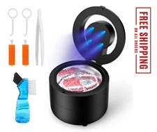 Ultrasonic UV Cleaner for Dentures, Retainer, Mouth Guard, Aligner,45kHz