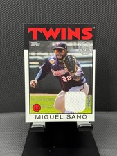 2021 Topps Miguel Sano 1986 Player Worn Relic #86R-MS Twins