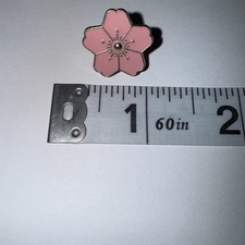 Pink Flower Pin Brooch