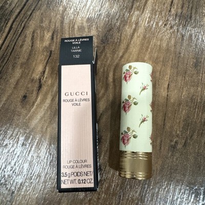 GUCCI Rouge A Levres Voile Lilla Tawnie #132 Lipstick  0.12 oz Brand New