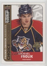 2008 Upper Deck Collector's Choice Rookies Prime Reserve Gold Michael Frolik h9a
