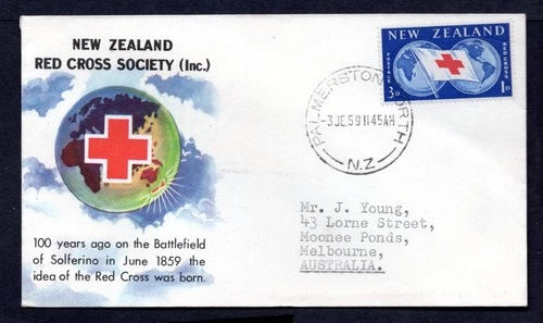 New Zealand - 1959 Red Cross Centenary First Day Cover