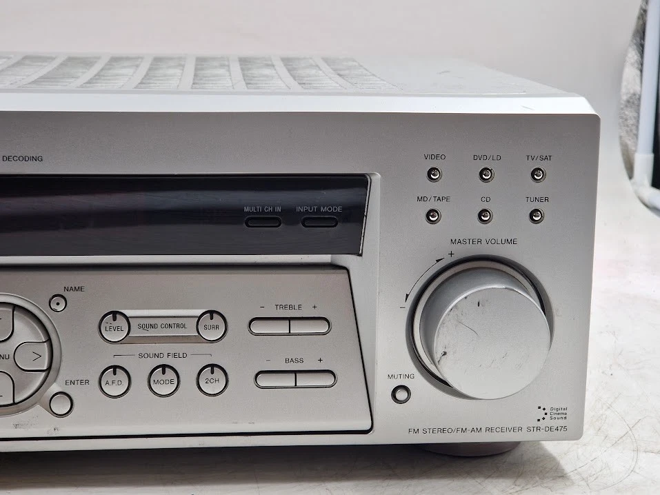Sony STR-DE475 FM Stereo Receiver - Working, Cosmetic Wear - Image 4 of 4