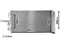 VAN Wezel Klimakondensator FüR BMW 1 3 4 2 I3 I8