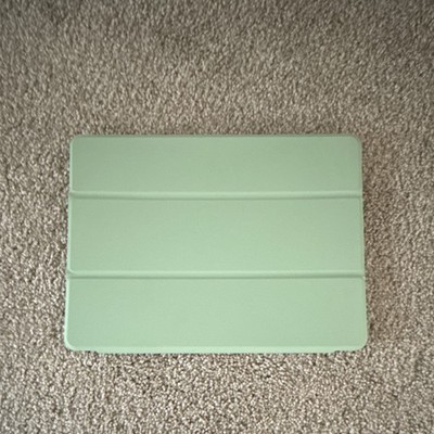 Green Rigid Plastic Folding Folio Tablet Case Freestanding Cover for Tablets