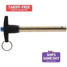 Allstar ALL60324, One Yellow Zinc Steel Quick Release Pin 1/2In X 3-1/2In Perfor