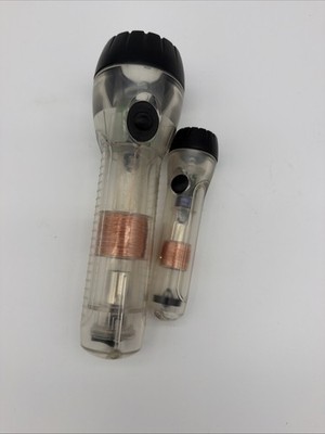 Faraday Light Shake Flashlight Set As Seen On TV No Batteries Needed Camping