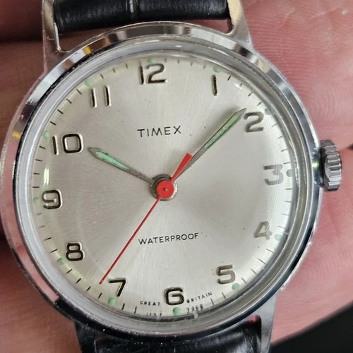 Lovely Timex Sprite 1968 Mens Mechanical Vintage Watch Working