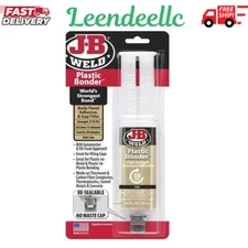 50133 Plastic Bonder Structural Adhesive Syringe - Tan - 25 ml